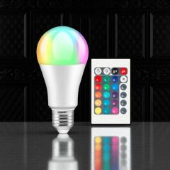 9W RGB AMPUL (UZAKTAN KUMANDALI)(RGB) CT-4058B