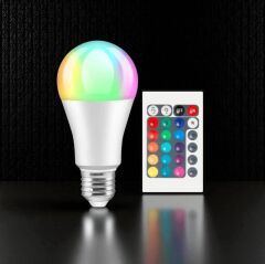 9W RGB AMPUL (UZAKTAN KUMANDALI)(RGB) CT-4058B