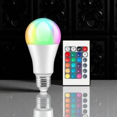 9W RGB AMPUL (UZAKTAN KUMANDALI)(RGB) CT-4058B