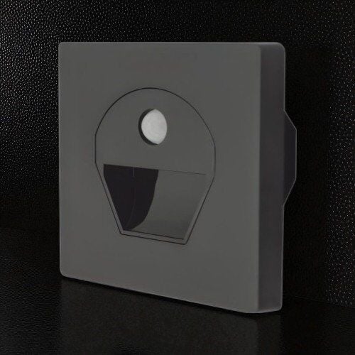 1W SENSÖRLÜ LEDLİ KORİDOR ARMATÜRÜ SİYAH KASA(BEYAZ)  CT-5170SB