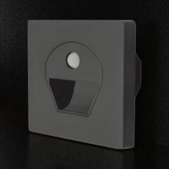 1W SENSÖRLÜ LEDLİ KORİDOR ARMATÜRÜ SİYAH KASA(GÜNIŞIĞI) CT-5170SG