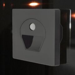 1W SENSÖRLÜ LEDLİ KORİDOR ARMATÜRÜ SİYAH KASA(GÜNIŞIĞI) CT-5170SG