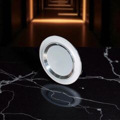 6W ZEBRA LED ARMATÜR (BEYAZ-KROM) 3 RENK CT-5257