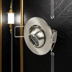 1,5W POWER LED UFO SPOT (SATİN KASA) (BEYAZ) CT-5268B