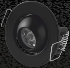 1,5W POWER LED UFO SPOT (SİYAH KASA ) (GÜNIŞIĞI) CT-5268SG