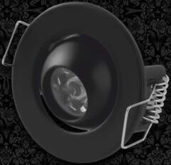 1,5W POWER LED UFO SPOT (SİYAH KASA ) (GÜNIŞIĞI) CT-5268SG
