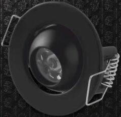 1,5W POWER LED UFO SPOT (SİYAH KASA ) (GÜNIŞIĞI) CT-5268SG