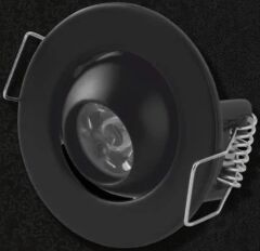 1,5W POWER LED UFO SPOT (SİYAH KASA ) (GÜNIŞIĞI) CT-5268SG