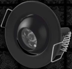 1,5W POWER LED UFO SPOT (SİYAH KASA ) (GÜNIŞIĞI) CT-5268SG