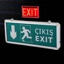3W EXIT ÇIKIŞ ARMATÜRÜ LEDLİ 3 SAAT AKÜLÜ CT-9167