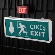 3W EXIT ÇIKIŞ ARMATÜRÜ LEDLİ 3 SAAT AKÜLÜ CT-9167