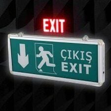 3W EXIT ÇIKIŞ ARMATÜRÜ LEDLİ 3 SAAT AKÜLÜ CT-9167