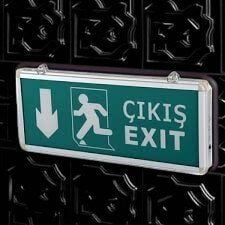 3W EXIT ÇIKIŞ ARMATÜRÜ LEDLİ 3 SAAT AKÜLÜ CT-9167