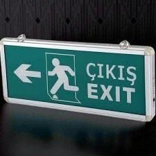 3W EXIT ÇIKIŞ ARMATÜRÜ LEDLİ 3 SAAT AKÜLÜ CT-9170
