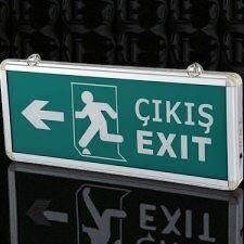 3W EXIT ÇIKIŞ ARMATÜRÜ LEDLİ 3 SAAT AKÜLÜ CT-9170