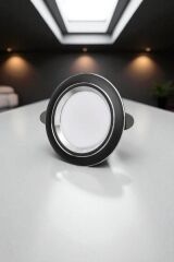 6W ZEBRA LED ARMATÜR (SİYAH-KROM) (3 RENK) CT-5258