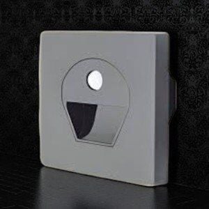 1W SENSÖRLÜ LEDLİ KORİDOR ARMATÜR FÜME KASA GÜNIŞIGI CT-5170FG