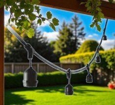 SARMAŞIK DIŞ MEKAN ARMATÜR(5 METRE-EKLENEBİLİR-E27) CT-7069