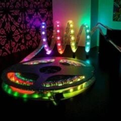 ÜÇ ÇİP ŞERİT LED İÇ MEKAN (RGB)  CT-4545 5 MT