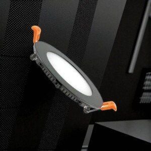 6W SLİM PANEL (SİYAH KASA)( 6400 K) (BEYAZ) CT-5125B