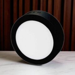 18W SIVA ÜSTÜ LED PANEL (SİYAH KASA)( 6400 K) CT-5235