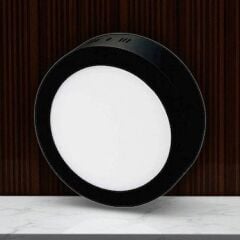 18W SIVA ÜSTÜ LED PANEL (SİYAH KASA)( 6400 K) CT-5235