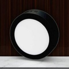 30W SIVA ÜSTÜ LED PANEL (SİYAH KASA)( 6400 K)(YUVARLAK) CT-5238B