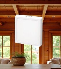 30W SIVA ÜSTÜ LED PANEL (KARE) (GÜNIŞIĞI) CT-5274G